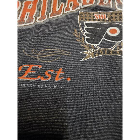 Philadelphia Flyers 1992 Trench Ultra Made USA Single Stitch Men's Size Large... - Picture 3 of 6